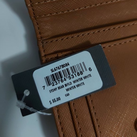 NWT Fossil Sydney Bear Bifold - Picture 5 of 5
